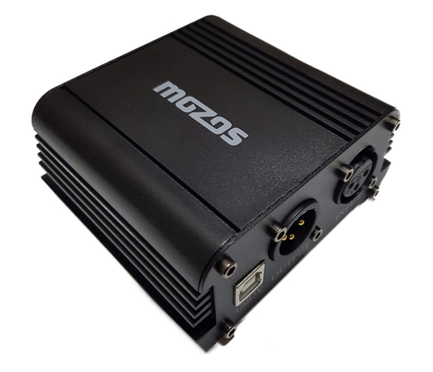 Mozos M48P zasilacz USB PHANTOM +48V do mikrofonów XLR - 1240056 - zdjęcie 3